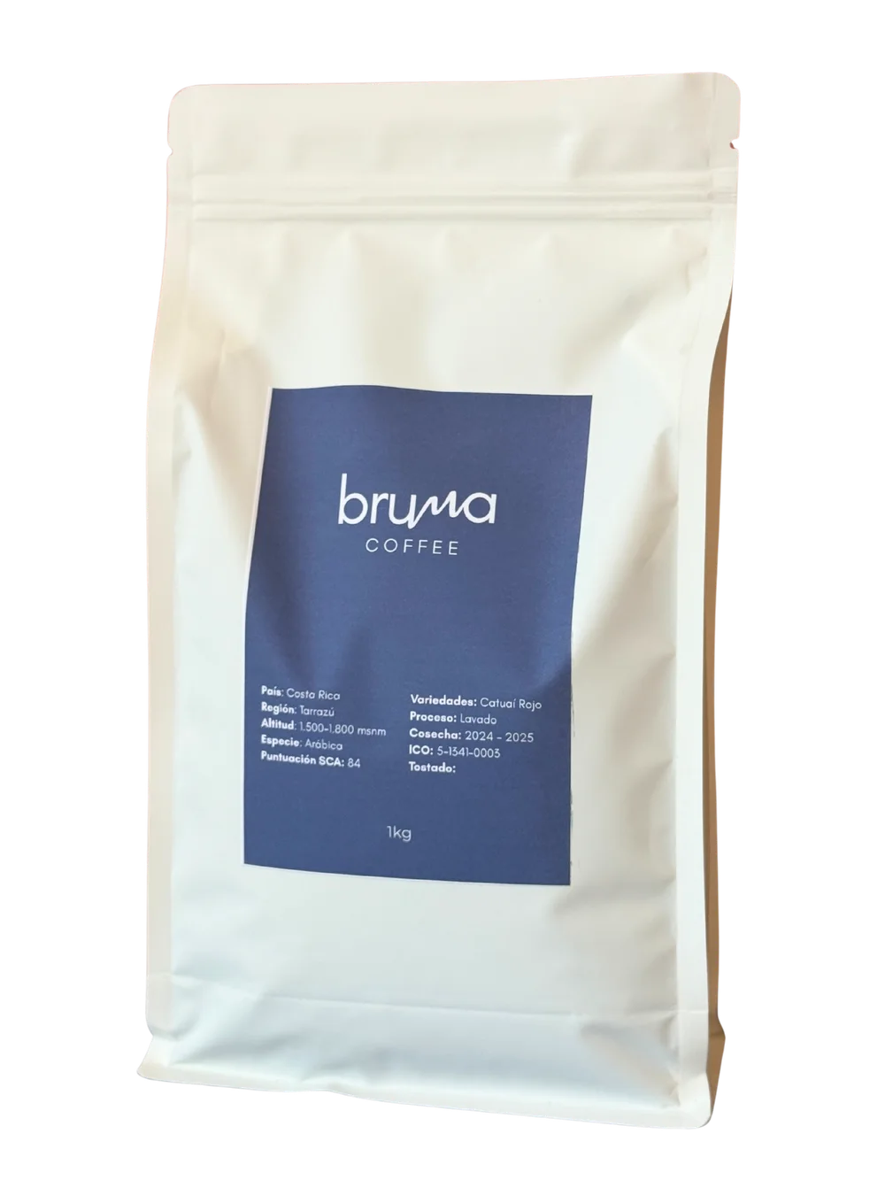 Bolsa de café Bruma, 1 kg — Costa Rica Tarrazú